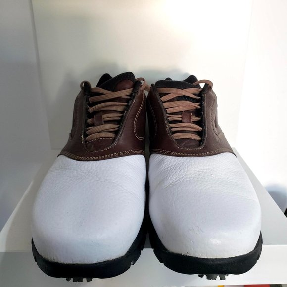 SOLD - Nike brown & white golf shoes - Picture 3 of 5